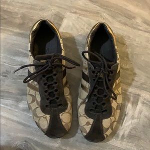 Authentic Coach sneakers size 8 1/2